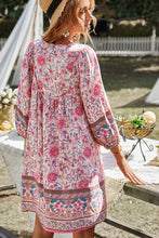 Load image into Gallery viewer, Bohemian Balloon Sleeve Dress DIBS BOHO
