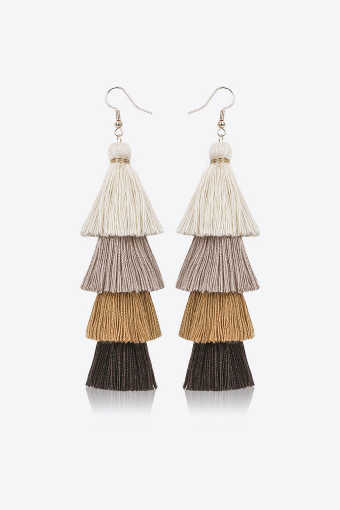 Layered Tassel Earrings