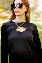 Load image into Gallery viewer, Acting Pro Mind Over Matter Full Size Cutout Long Sleeve Top
