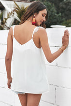 Load image into Gallery viewer, Adjustable Lace Straps Buttons Tank
