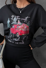 Load image into Gallery viewer, Christmas Graphic Round Neck Dropped Shoulder Sweatshirt
