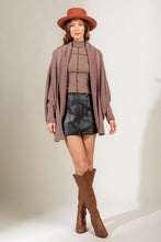 Load image into Gallery viewer, Very J Open Front Dolman Sleeve Longline Cardigan
