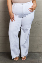 Load image into Gallery viewer, RISEN High Waist Wide Leg Jeans in White
