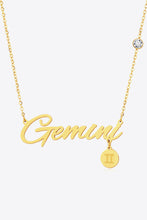 Load image into Gallery viewer, Constellation Pendant Zircon Necklace
