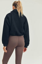 Load image into Gallery viewer, Sherpa Hoodie Jacket in Black | DIBS 320 **
