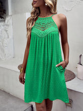 Load image into Gallery viewer, Swiss Dot Spaghetti Strap Dress with Pockets
