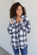 Zenana Harvest Season Full Size Plaid Shacket