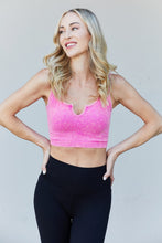 Load image into Gallery viewer, Zenana Full Size Acid Wash Notched Neck Cropped Tank
