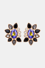 Load image into Gallery viewer, Geometrical Shape Glass Stone Dangle Earrings
