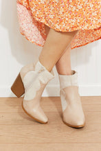 Load image into Gallery viewer, Qupid Standout Two-Texture Heeled Ankle Booties
