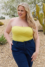Load image into Gallery viewer, White Birch Full Size Tube Top Knit Bodysuit
