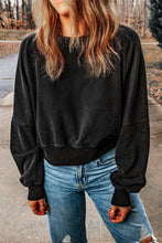 Load image into Gallery viewer, Round Neck Open Back Sweatshirt
