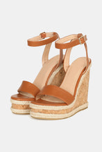 Load image into Gallery viewer, KAYLEEN Vermont Vacation Cork Wedges
