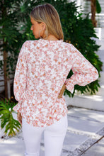 Load image into Gallery viewer, Pink, Yellow, White Floral Blouse

