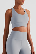 Load image into Gallery viewer, Fire and Desire Crisscross Back Sports Bra
