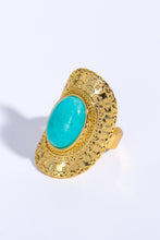 Load image into Gallery viewer, Natural Stone Copper Ring
