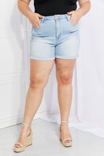 Load image into Gallery viewer, Vervet by Flying Monkey Full Size Cuffed Denim Shorts
