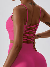 Load image into Gallery viewer, Kimmie’s Favorite Lace Up Workout Tank

