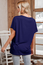 Load image into Gallery viewer, Solid V-Neck Short Sleeve Tee

