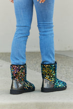 Load image into Gallery viewer, Forever Link Dazzle Me Multicolor Sequin Snow Booties
