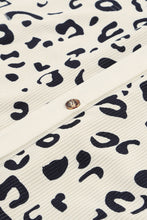 Load image into Gallery viewer, Leopard Curved Hem Corduroy Shirt Jacket
