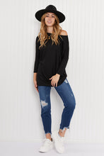 Load image into Gallery viewer, Acting Pro City Loft Full Size Three-Quarter Sleeve Tunic Top
