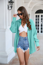 Load image into Gallery viewer, Dropped Shoulder Longline Shirt
