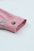 Load image into Gallery viewer, Plaid Spliced Corduroy Shacket
