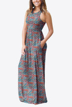 Load image into Gallery viewer, Empire Waist Sleeveless Dress with Pockets
