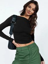 Load image into Gallery viewer, Backless Round Neck Long Sleeve Blouse
