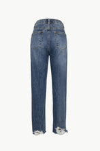 Load image into Gallery viewer, Distressed Straight Leg Jeans
