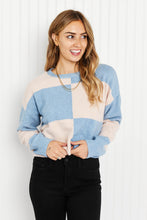 Load image into Gallery viewer, HYFVE Just Checking In Color Block Sweater
