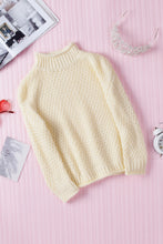 Load image into Gallery viewer, Girls Rolled Hem Dropped Shoulder Sweater
