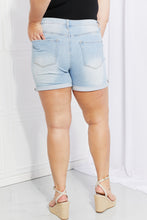 Load image into Gallery viewer, Vervet by Flying Monkey Full Size Cuffed Denim Shorts
