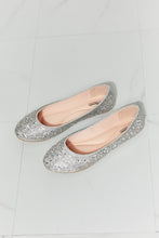 Load image into Gallery viewer, Forever Link Sparkle In Your Step Rhinestone Ballet Flat in Silver
