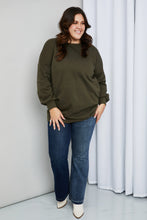 Load image into Gallery viewer, Zenana Full Size High-Low Drop Shoulder Sweatshirt
