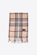 Load image into Gallery viewer, Retro and Classic Plaid Fringe Detail Scarf
