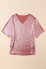 Load image into Gallery viewer, V-Neck Half Sleeve T-Shirt
