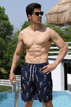 Load image into Gallery viewer, Full Size Printed Drawstring Swim Trunks
