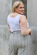 Load image into Gallery viewer, HEYSON Everyday Full Size basic Tank Bodysuit in White
