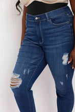 Load image into Gallery viewer, Judy Blue Kendall Full Size Shark-Bite Slim Jeans
