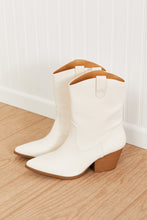 Load image into Gallery viewer, Qupid Howdy Y&#39;all Corp Mid-Calf Cowboy Boots in Stone
