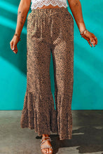Load image into Gallery viewer, Printed Ruffled Wide Leg Pants
