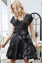 Load image into Gallery viewer, Tie Dye Flounce Hem Dress
