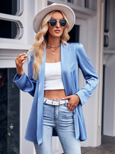 Load image into Gallery viewer, Open Front Puff Sleeve Cardigan
