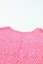 Load image into Gallery viewer, Leopard Smocked Flounce Sleeve Blouse

