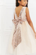 Load image into Gallery viewer, Kid&#39;s Dream Little Miss Classy Tutu Dress in Light Apricot
