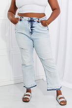 Load image into Gallery viewer, DIBS 3333 RISEN Full Size Camille Acid Wash Crop Straight Jeans
