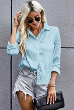 Load image into Gallery viewer, Leopard Side Slit High-Low Shirt
