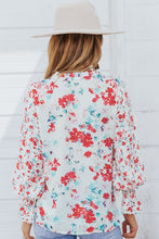 Load image into Gallery viewer, Pink, Yellow, White Floral Blouse
